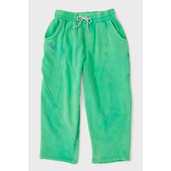 BDG Urban Outfitters Pants - BDG Urban Outfitters Womens Green Cropped Barrel Leg Sweatpants Joggers Large